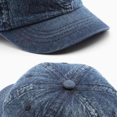 Gorra deportiva unisex de mezclilla con visera corta miniatura 7