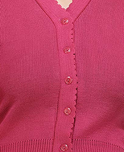 Image of Women Winter Wear V-Neck Full Sleeves Regular Fit Woollen Blouse