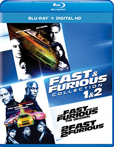 Fast & Furious Blu-Ray películas de acción y coches pack tuning americano 2