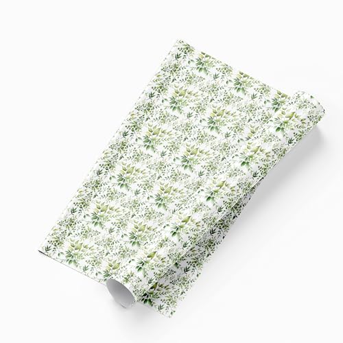 Papel pintado para decoración de salones con estampado botánico de hojas tropicales 5