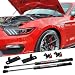 Redline Tuning 21-11030-02 Hood QuickLIFT PLUS Bolt-in Struts (All Black Components, 4 year warranty) Compatible for Ford Mustang Shelby GT350