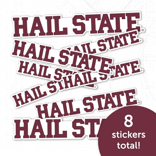 Autocollant bouteille d'eau résistant vinyle Bulldogs MSU T3