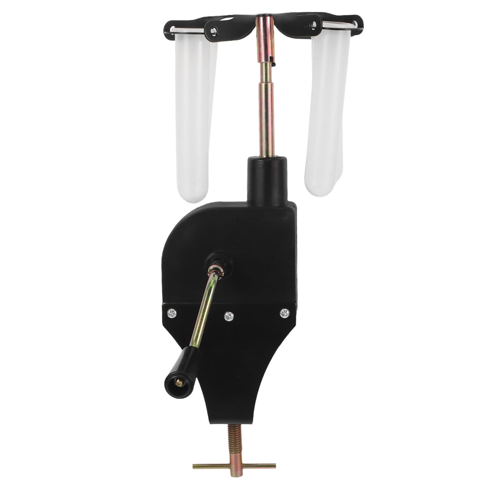 Hemobllo Centrífuga Manual de Plástico Color Negro para Laboratorio Fácil y Alta Eficiencia en Separación, Adecuada para Pruebas Escolares en Secundaria
