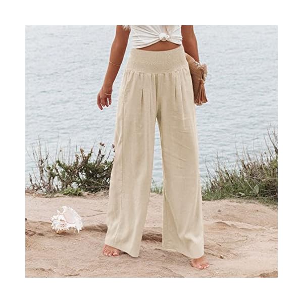 ZEFOTIM-Linen-Pants-for-Women-High-Waisted-Wide-Leg-Loose-Fit-Palazzo-Pants-Casual-Beach-Trendy-Trouses-with-Pockets ZEFOTIM-Linen-Pants-for-Women-High-Waisted-Wide-Leg-Loose-Fit-Palazzo-Pants-Casual-Beach-Trendy-Trouses-with-Pockets