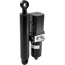 12V Electric Hydraulic Actuator 4409LBS 2 Ton Max Lift, 8 Inch Stroke Heavy Duty Linear Actuator IP54 Waterproof for Dump Trailer Lift Table Solar Tracker Wheelchair