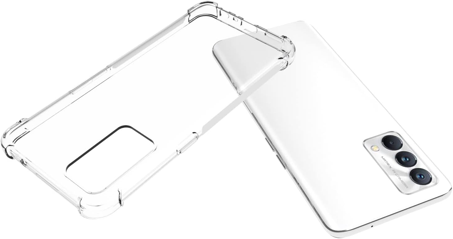 USTIYA Case for Realme GT Master / Q3 Pro Case Clear TPU Four Corners Protective Cover Transparent Soft funda