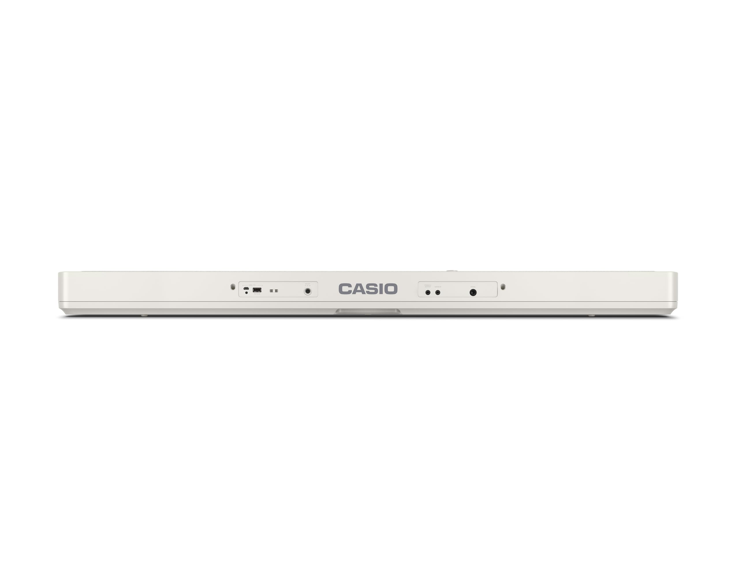 Casio Casiotone CT-S1-76WE Piano-Keyboard avec 76 Touches à Frappe Dynamique, 61 sons, Blanc