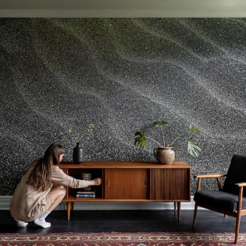 Décoration murale intissée vagues de sable 416x254 cm impression luxe