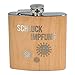 Spruchreif PREMIUM QUALITÄT 100% EMOTIONAL · Flachmann mit Gravur · Flachmann Impfstoff · lustige Geschenkidee für Frauen und Männer · Edelstahl Flachmann · Schluckimpfung · Flachmann aus Holz