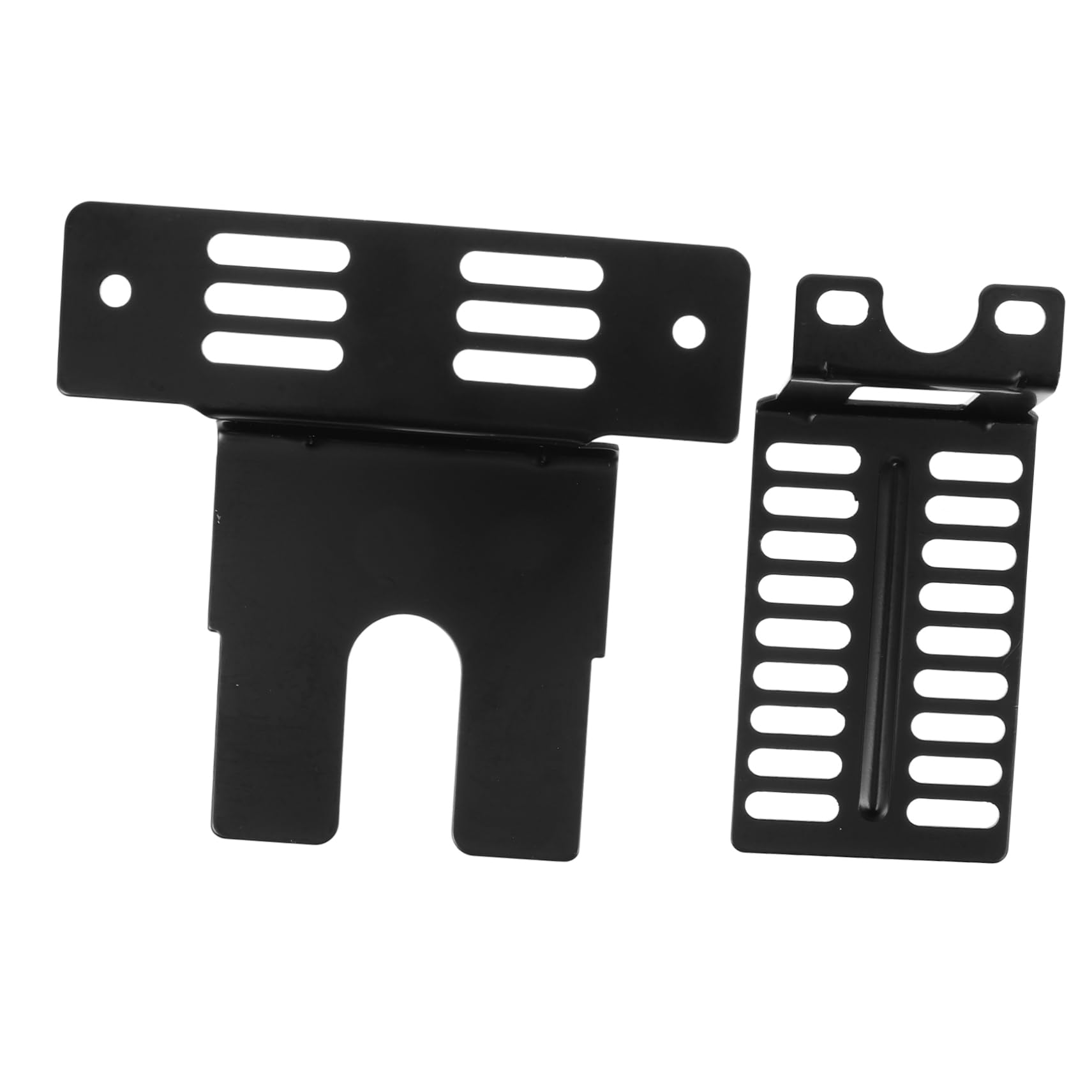 Cabilock 1 Set Motor Storage Brackets Motor Installation Bracket Grill Motor Brackets Motor Rack Holders Motor Bracket Bases Metal Motor Holders Motor Mount Black