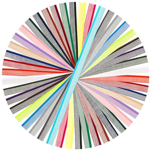 24 Pieces Book Binding Endbands, 12 Inch 24 Colors Book Headband Cotton Binding Kit for Bookbinding, Book Decor