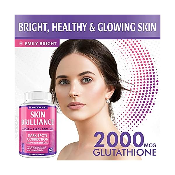 Glutathione-Whitening-Pills-2000mcg-Glutathione-Better-than-Skin-Lightening-Cream-Dark-Spots-Acne-Scar-Remover-Hyperpigmentation-Treatment-Anti-aging-Effect-and-Powerful-Antioxidant-60cap Glutathione Whitening Pills - 2000mcg Glutathione - Better than Skin Lightening Cream - Dark Spots & Acne Scar Remover, Hyperpigmentation Treatment - Anti-aging Effect and Powerful Antioxidant - 60cap