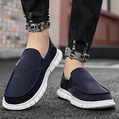 Men's Loafers & Slip-ons,Fashion Quick Dry Lightweight Mens Boat Shoes,Casual Breathable Mesh Deck Shoes Mens,Slip Resistant Sole,for All Weather3