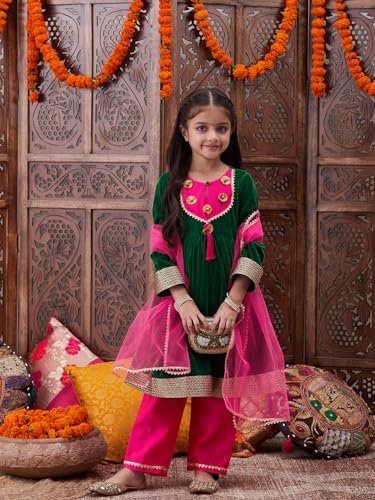 Image of PS PEACHES Girls Kurta Set