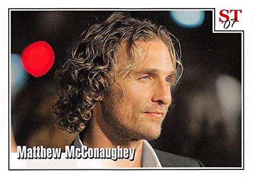 Matthew McConaughey trading card (Actor Dallas Buyers Club) 2008 Spotlight Tribute Promotional #62 perforated edges