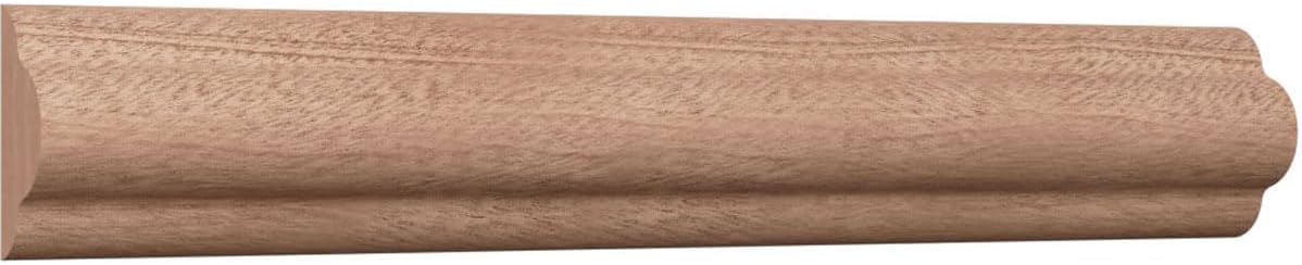 WM1215 - Americraft Solid Hardwood Joint Moulding, 9/16"D x 1 1/4"W x 96"L, Stain Grade Sapele Mahogany