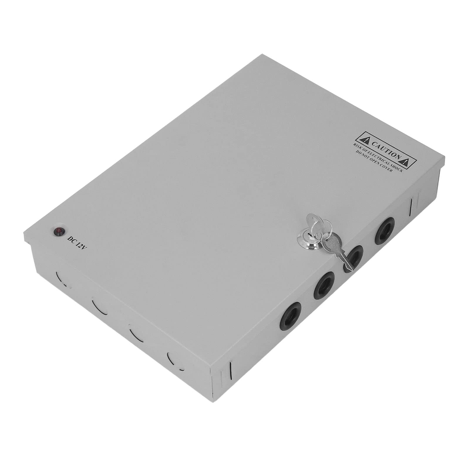 DC Box Box Box a 18 canali CCTV Alimentatore della telecamera con alloggiamento in metallo Lock CONNETTORE AC AC100V 220 V Ingresso DC12V Output DC12V (12V15A18CH)