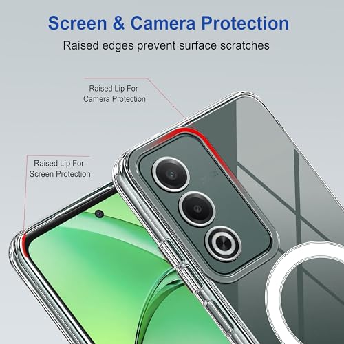 Image of amazon basics Back Case Cover for Oppo A3 Pro 5G | Scratch-Resistant Back Case Cover | Clear