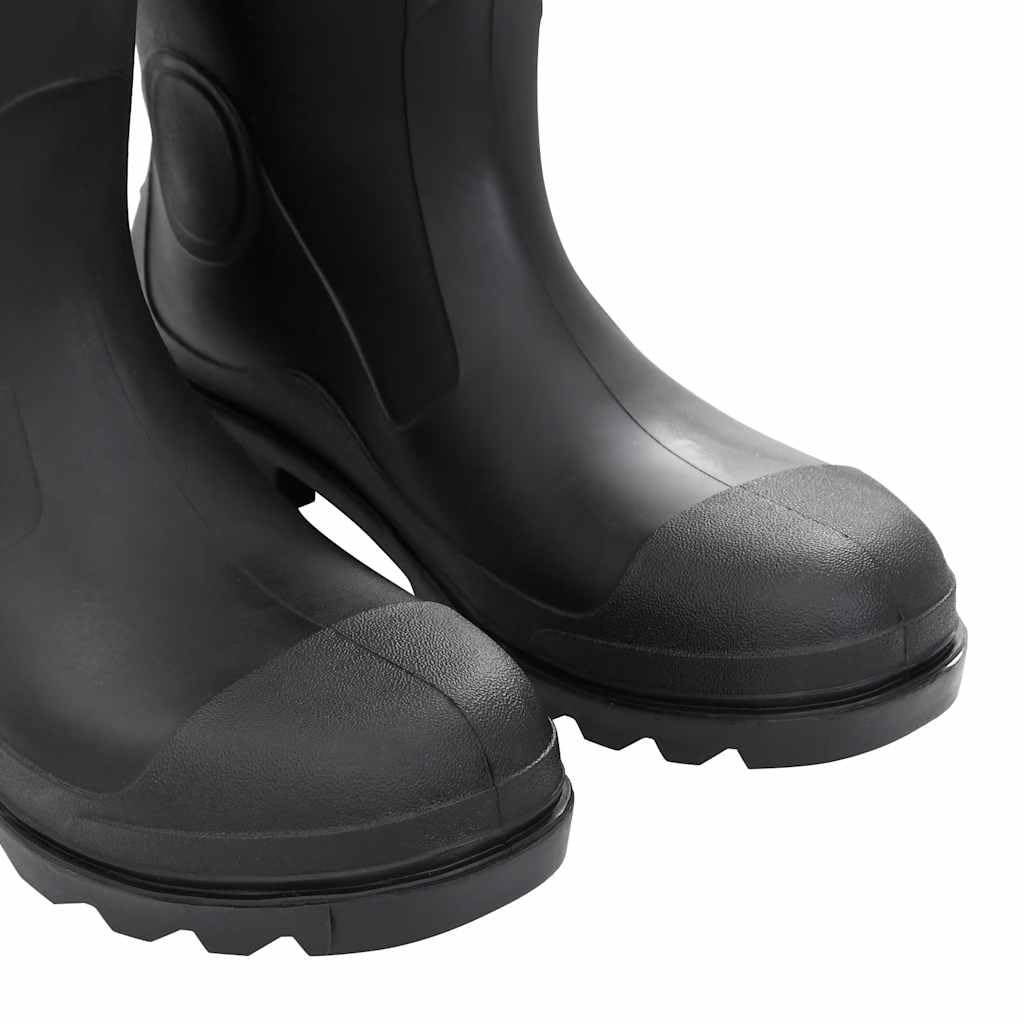 Buty przeciwdeszczowe Czarne Rozmiar 45 PVC