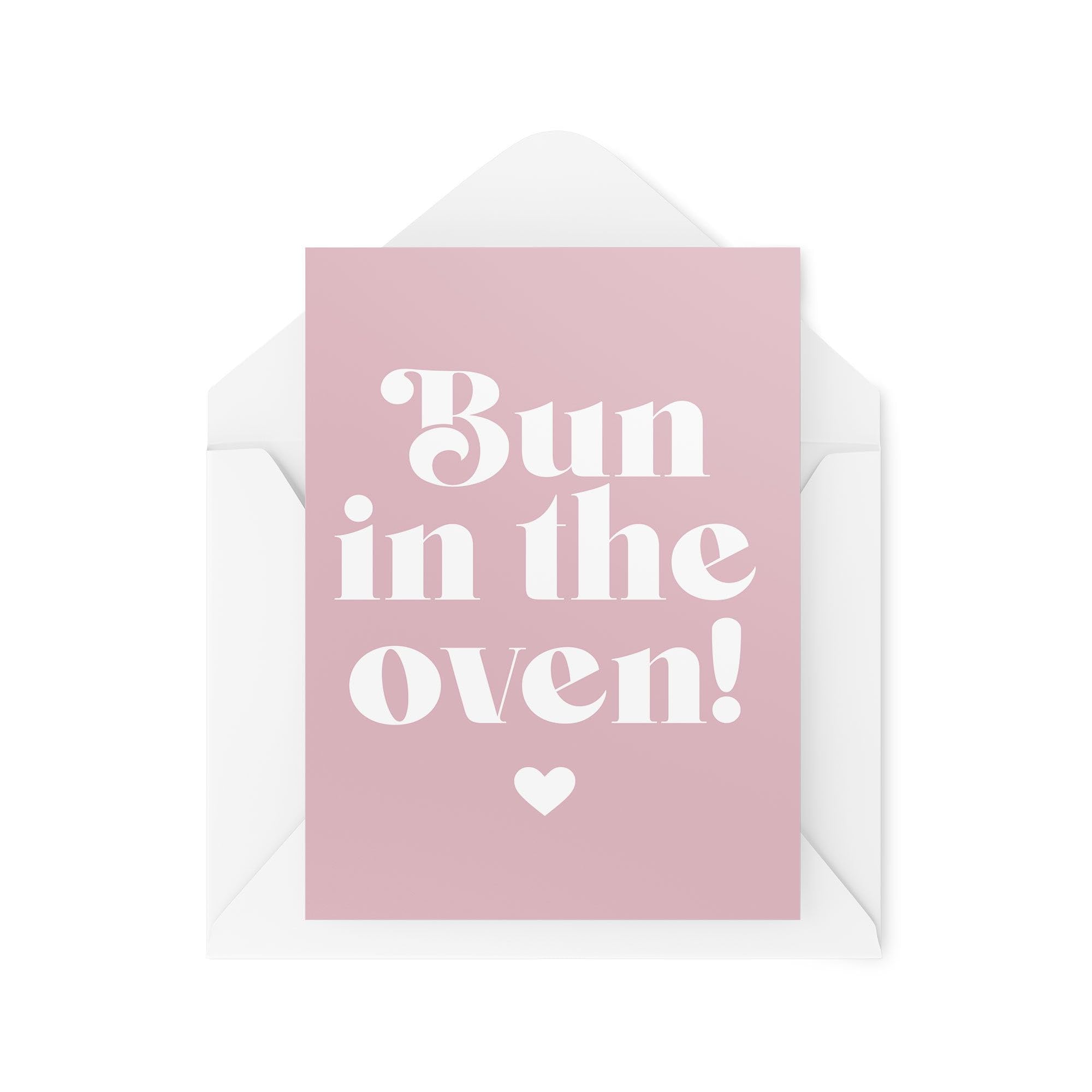 Pregnancy Cards - Bun in the Oven - New Baby - Congratulations Cards - Pregnant Cards - CBH1860