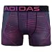 adidas Men's Climacool Mesh Trunk Underwear, Urban Sky Grey/Black/Bold Pink Print, Medium