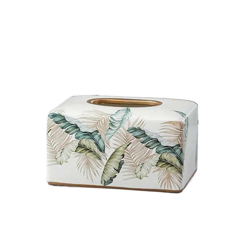 Creative Ceramic Tissue Box Home Modern Living Room Dining Decoration(B)