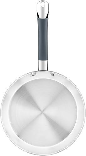Miniatura 9 de BRA COOKWARE Master - Sartén profesional de 9.5 pulgadas, sartén de acero inoxidable, compatible con todas las estufas, sartén de inducción