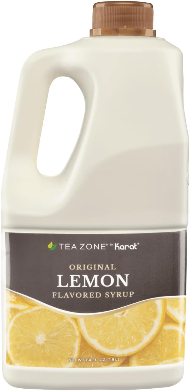 TEA ZONE 64 Fl.Oz Lemon Syrup