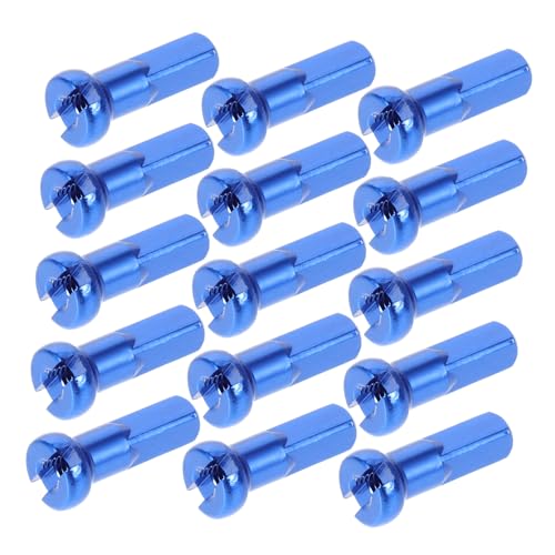 15 uds. Tapones de Bicicleta Aluminio Azul miniatura 1