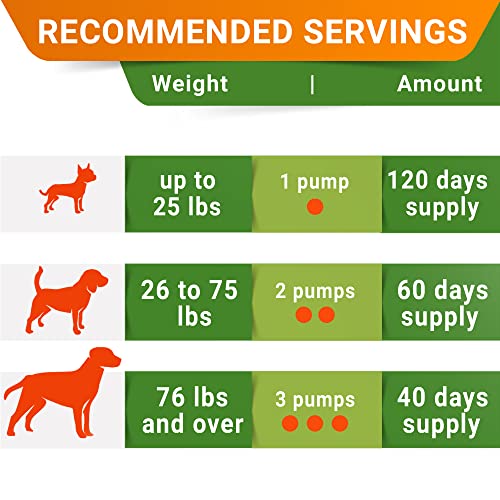 STRELLALAB Liquid Glucosamine for Dogs (16 OZ) - All-Natural Hip & Joint Supplement, Glucosamine Chondroitin Liquid, MSM & Collagen for Dogs Mobility, Joint Pain Relief for Small & Large