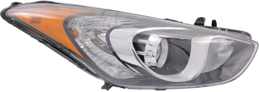 CarLights360: For Hyundai Elantra GT Headlight Assembly 2013 2014 2015 2016 2017 Passenger Side w/Bulbs DOT Certified For HY2503173