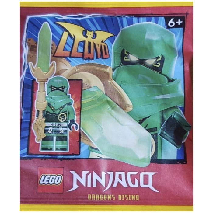 LEGO Ninjago Lloyd Dragons Rising Minifigure Paper Bag Set 892313