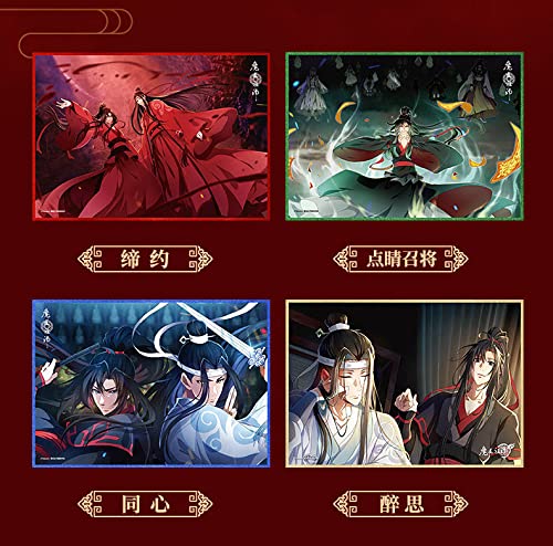 魔道祖師 色紙　4枚セット Amazon.co.jp: 魔道祖師A4サイズ大判色紙 4枚セット(スタンド