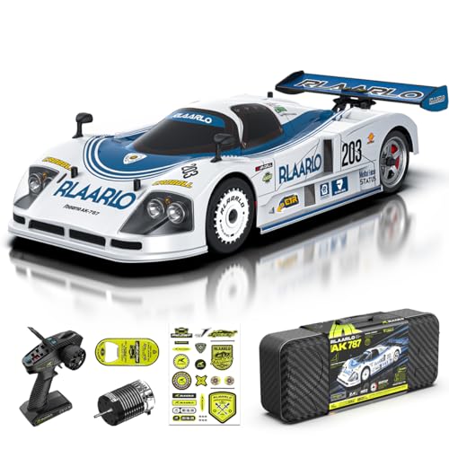 AMORIL 1/10 AK-787 Super Fast Brushless RC Drift Cars for Adults,Max 200KM/H Carbon Fiber On-Road...