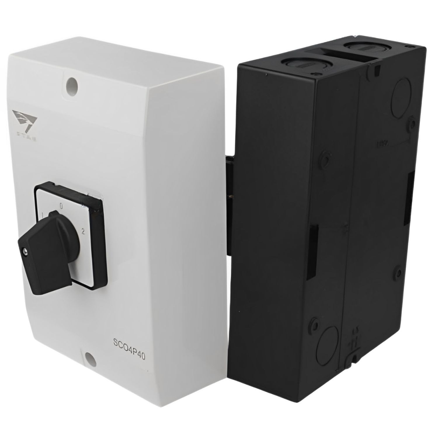Coffret Inverseur De Source Manuel 40a Monophasé Ou Triphasé Pour Groupe électrogène - Avec Position 0