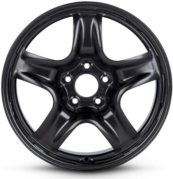 New 17x7 inch OEM Direct Replacement Steel Wheel for 2008-2012 Chevrolet Malibu 5-110mm Black 17 in Rim 9597624
