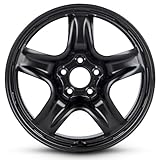 New OEM Replacement Wheel 17x7 in for 2008-2012 Chevrolet Malibu Painted Black Steel Rim 5-110mm