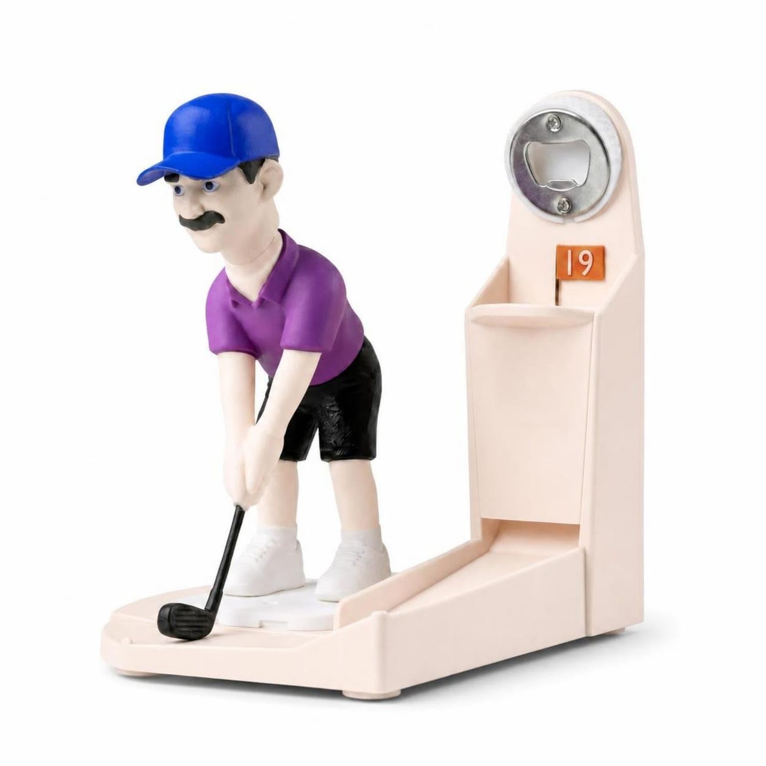 Novelty Golf Bottle Opener Freestanding Golfer Figurine Bottle Opener for Desktop, Flesh|Openers|Collectibles-image-40