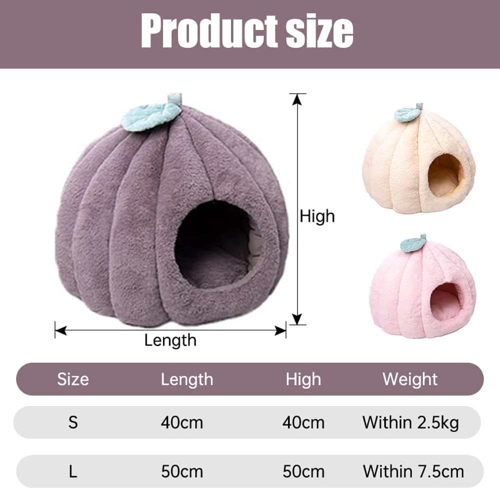 Super Soft Pet Bed Kennel Dog Round Cat Winter Warm Sleeping Bag Long Plush Large Puppy Cushion Mat Portable Cat Supplies Cat Nest Sofa