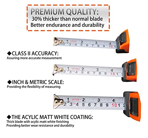 Cinta métrica acero 3 m 3 unidades FITOOL miniatura 5