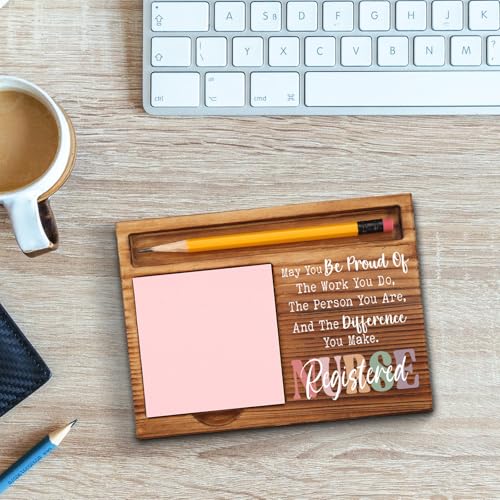 Support de notes autocollantes pour infirmière GSH466 - Distributeur de post-it pour bureau - 3