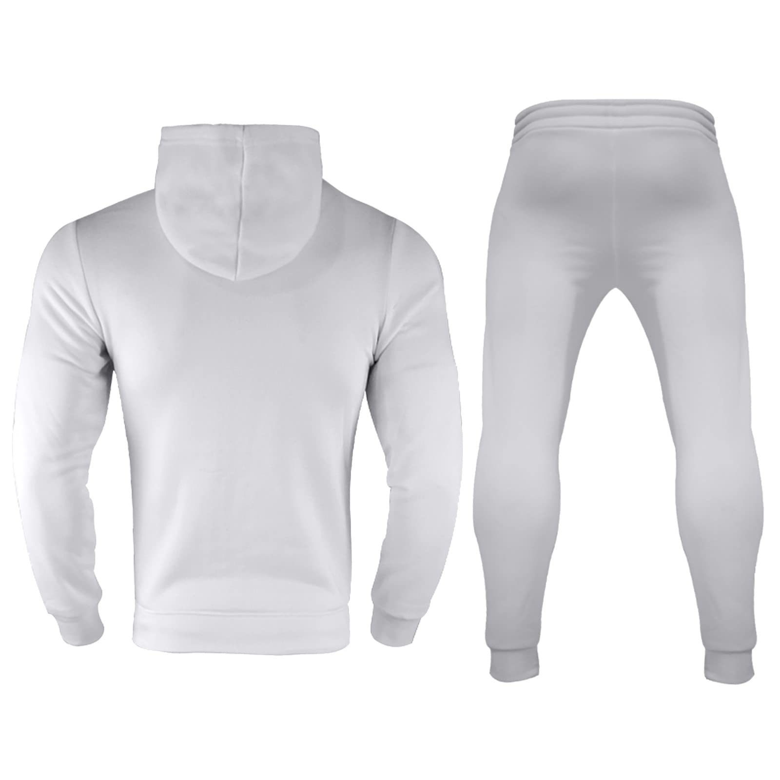 Hombres Jogging Chándal Invierno Fitness Sudadera con Capucha y Pantalones Deportivos