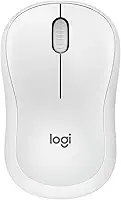 Mouse Sem Fio Logitech M240 com Conexão Bluetooth, Clique Silencioso, Design Ambidestro Compacto, Bateria de 18 Meses, Compatível com Windows, macOS, ChromeOS - Branco
