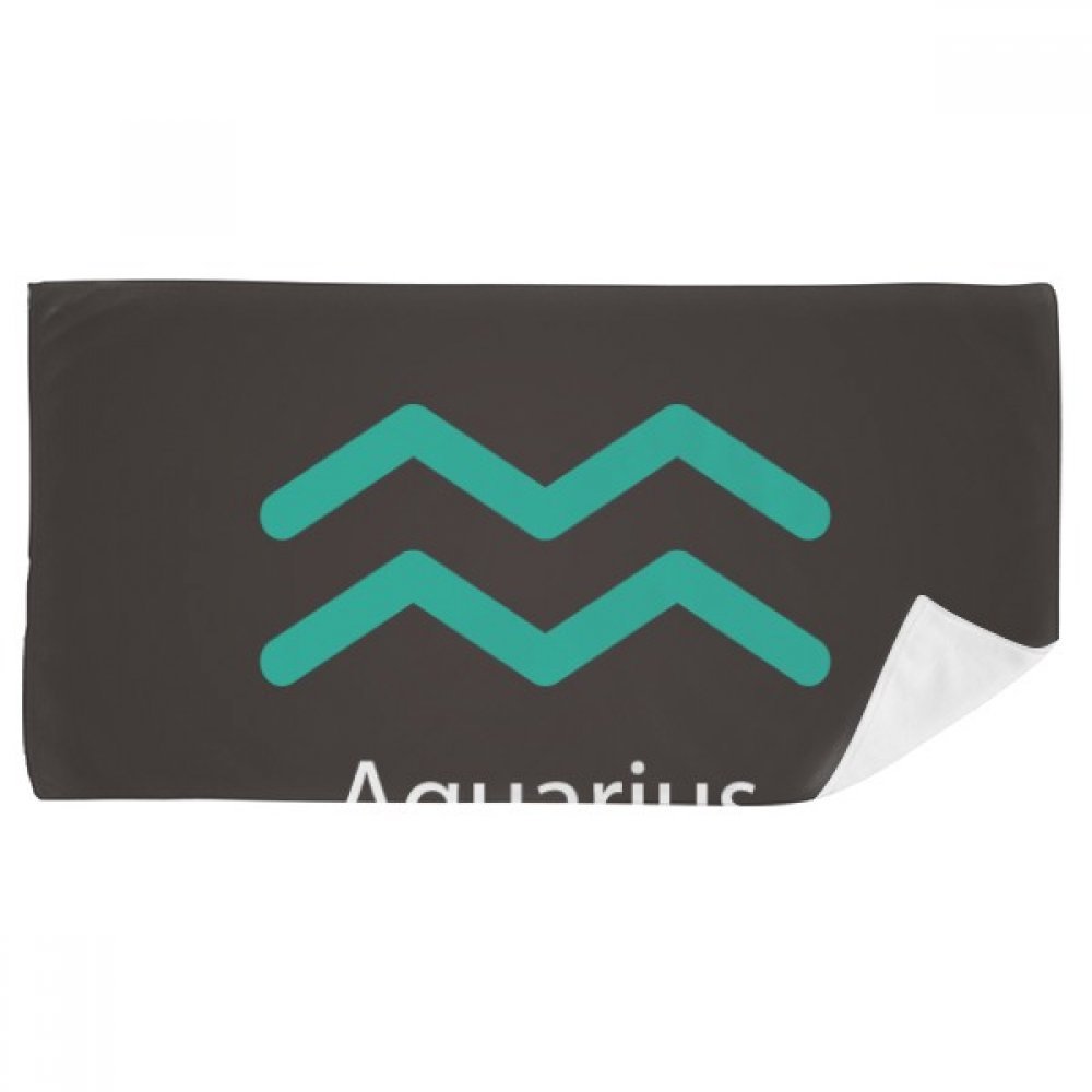 Serviette de bain Verseau multicolore 35x70cm idéale pour le sport, le spa et vos déplacements
