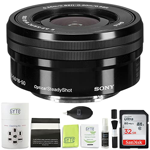 Image of GYTE Bundle - Sony 16-50mm f /3.5-5.6 OSS Lens - Sony E Mount Lens + Premium Bundle (White Box)