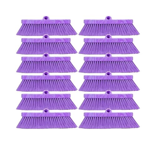 Image of SPARTA 41278EC68 Flo-Thru Plastic Wall Scrub Brush, Equipment Brush With Soft Nylex Bristles For Industrial Kitchens, Hospitals, Commercial Cleaning, 4 Inches, Purple, (Pack of 12)