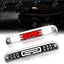 KRSCT Fits for 3rd Third Brake Light LED Ford F-250/F-350/F-450/F-550/Super Duty 1999-2016/Ranger 1993-2011 IP68 Waterproof Tail High Mount Clear Housing Cargo Lamp Replacement
