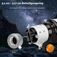 SVBONY SV503 Teleskop 102ED F7 Extra Low Dispersion Achromatischer Refraktor OTA, Mikroreduktion Rap Focuser, für Astrofotografie – Ansicht 6