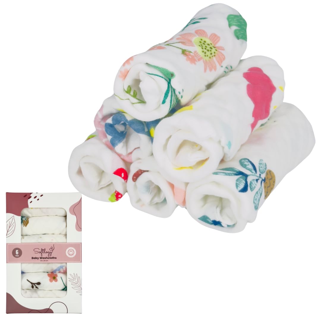 Lot De 2 Grands Gants De Toilette Carrés En Mousseline 100 % Coton