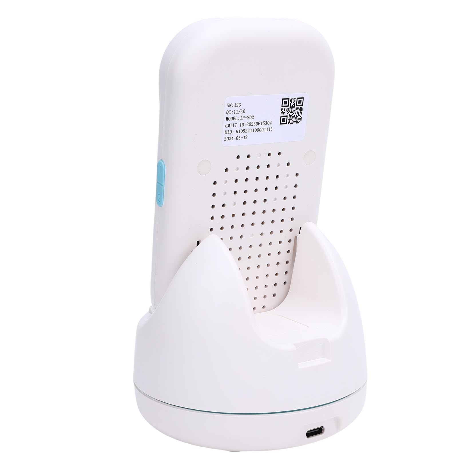 Sxhlseller Camera da Videochiamata a 2 Vie, Fotocamera Full HD Smart Security con Screening da 2,8 Pollici e Tracciamento di Movimento AI, Telecamere Wireless per Tata per Casa Interno